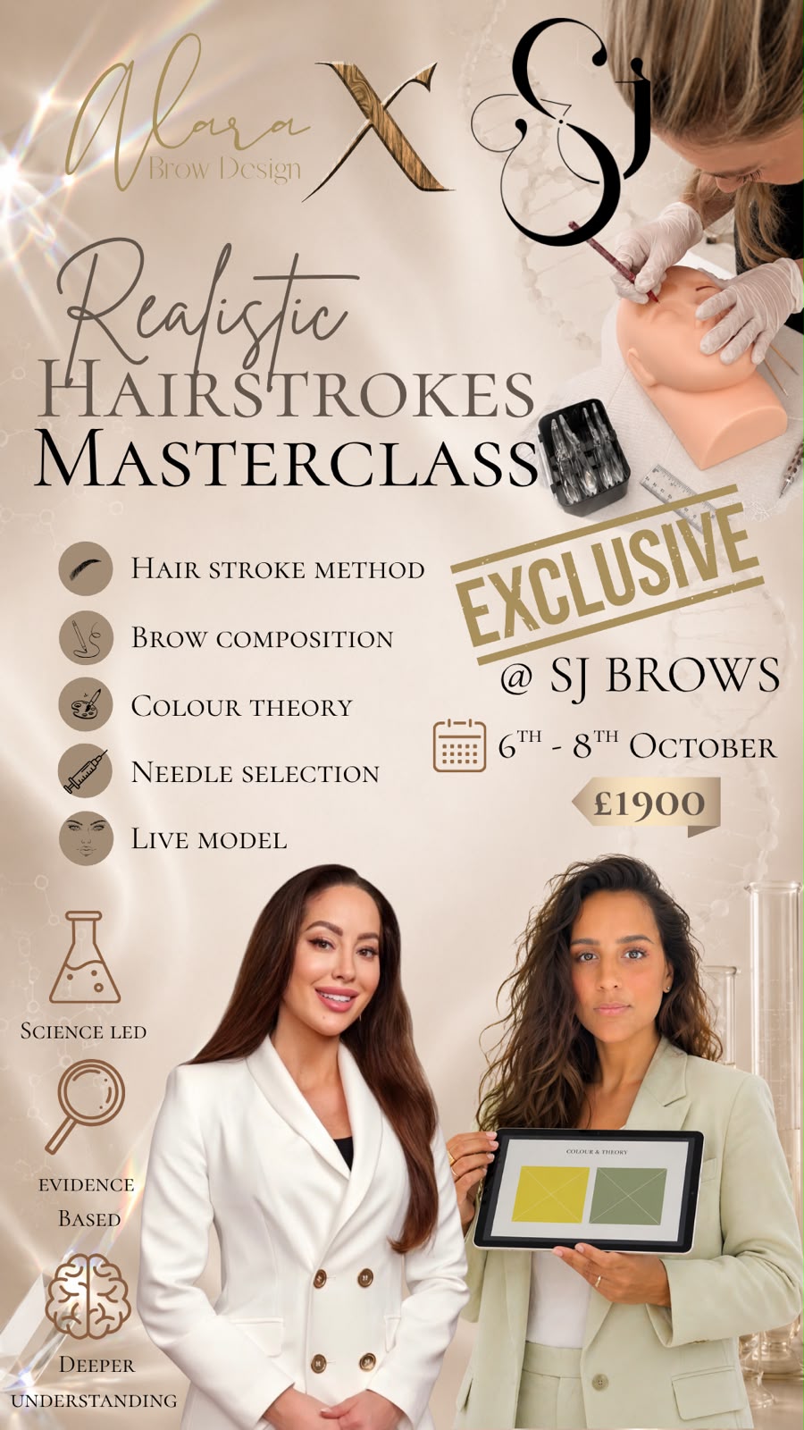 SJ Brows Hairstroke Masterclass